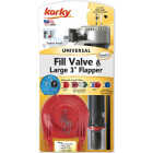 Korky QuietFILL Platinum Fill Valve and 3 In. Flapper Kit Image 7