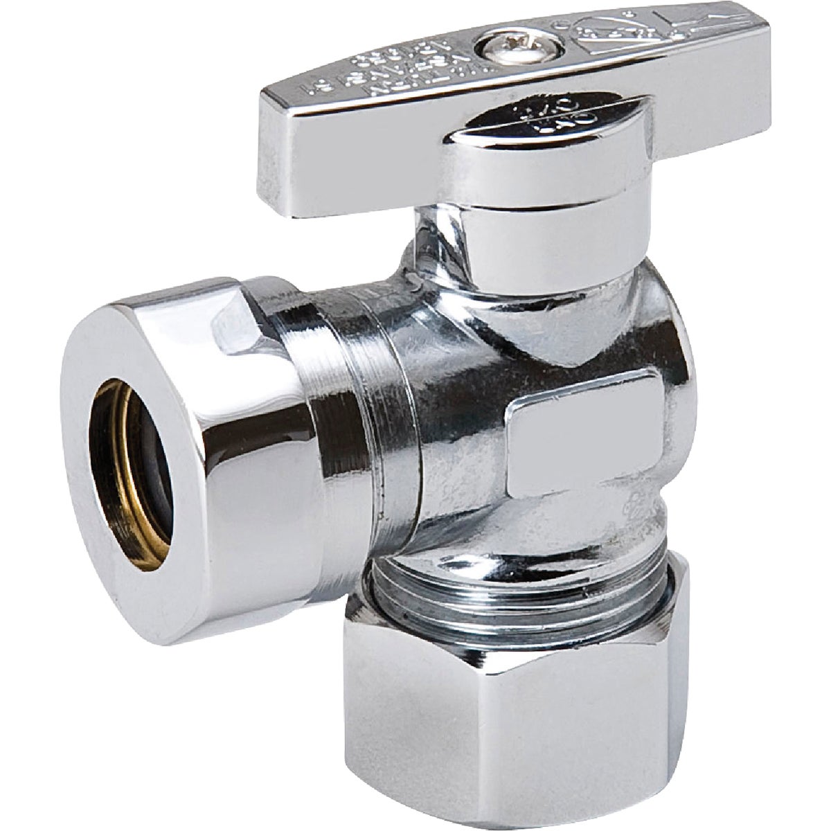 ProLine 5/8 In. OD x 7/16 In. SLIP Quarter Turn Angle Stop