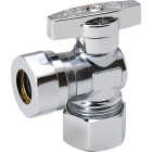 ProLine 5/8 In. OD x 7/16 In. SLIP Quarter Turn Angle Stop Image 1