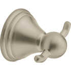 Moen Preston Double Robe Hook, Brushed Nickel Image 1