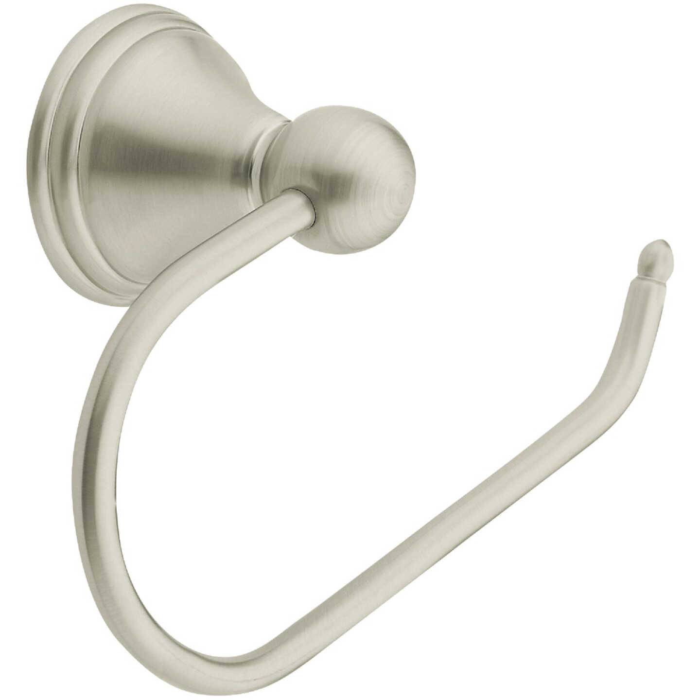 Moen Preston Wall Mount Toilet Paper Holder, Brushed Nickel Image 1