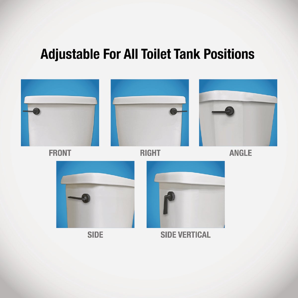 Danco Universal Adjustable Matte Black Tank Lever Image 4