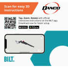 Danco Universal Adjustable Matte Black Tank Lever Image 2