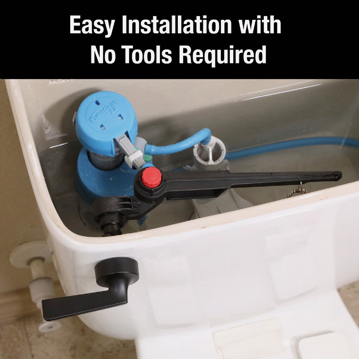 Danco Universal Adjustable Matte Black Tank Lever Image 3