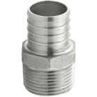 Plumbeez 1 In. x 3/4 In. MPT Stainless Steel PEX Adapter Image 1