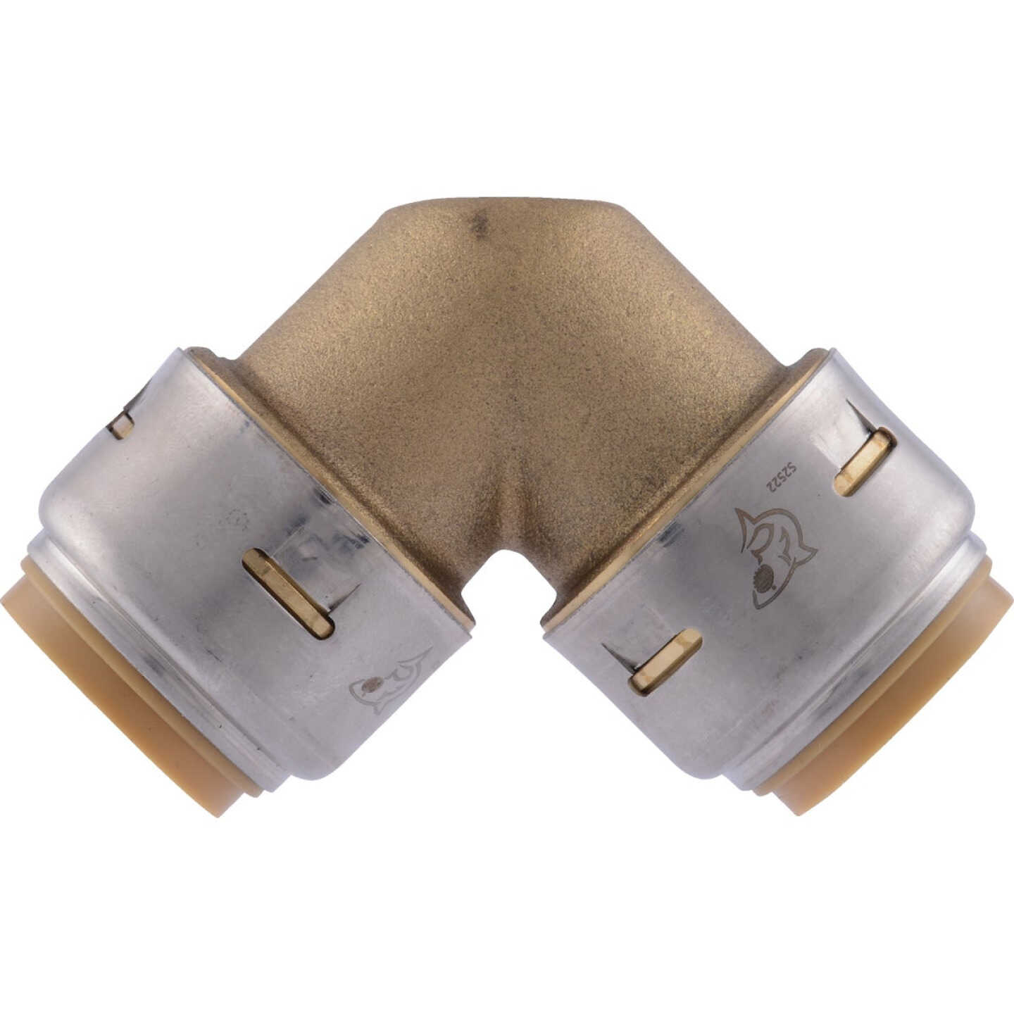 SharkBite 3/4 In. x 3/4 In. 90 Deg. Push-to-Connect Brass Elbow (1/4 Bend) (4-Pack) Image 8