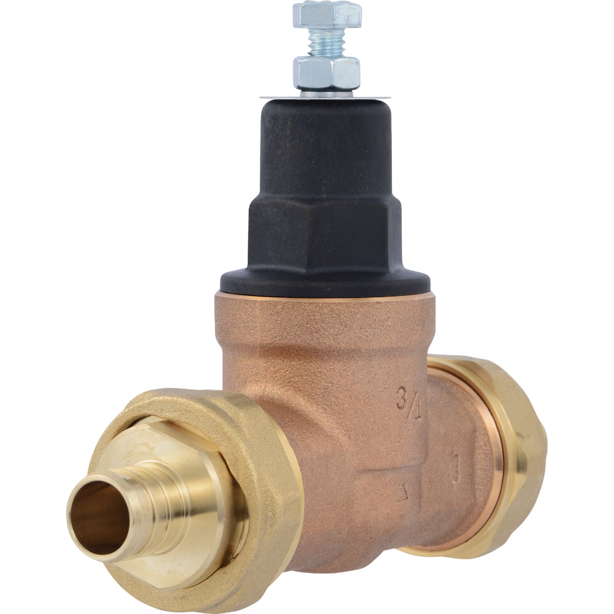 Cash Acme 3/4 In. EB45 Brass PEX Pressure Regulating Valve