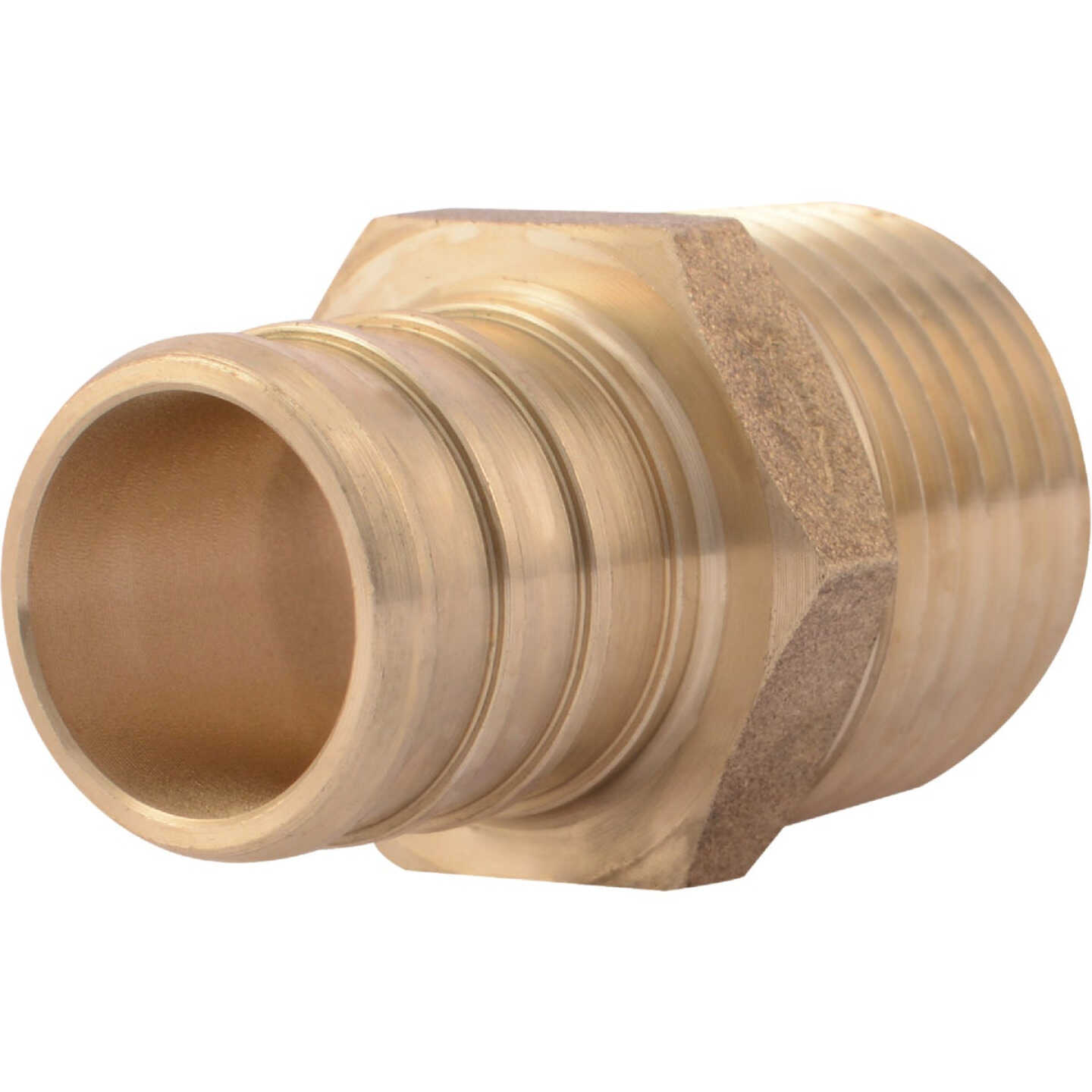 SharkBite 3/4 In. CF x 1/2 In. MPT Brass PEX Adapter Image 1