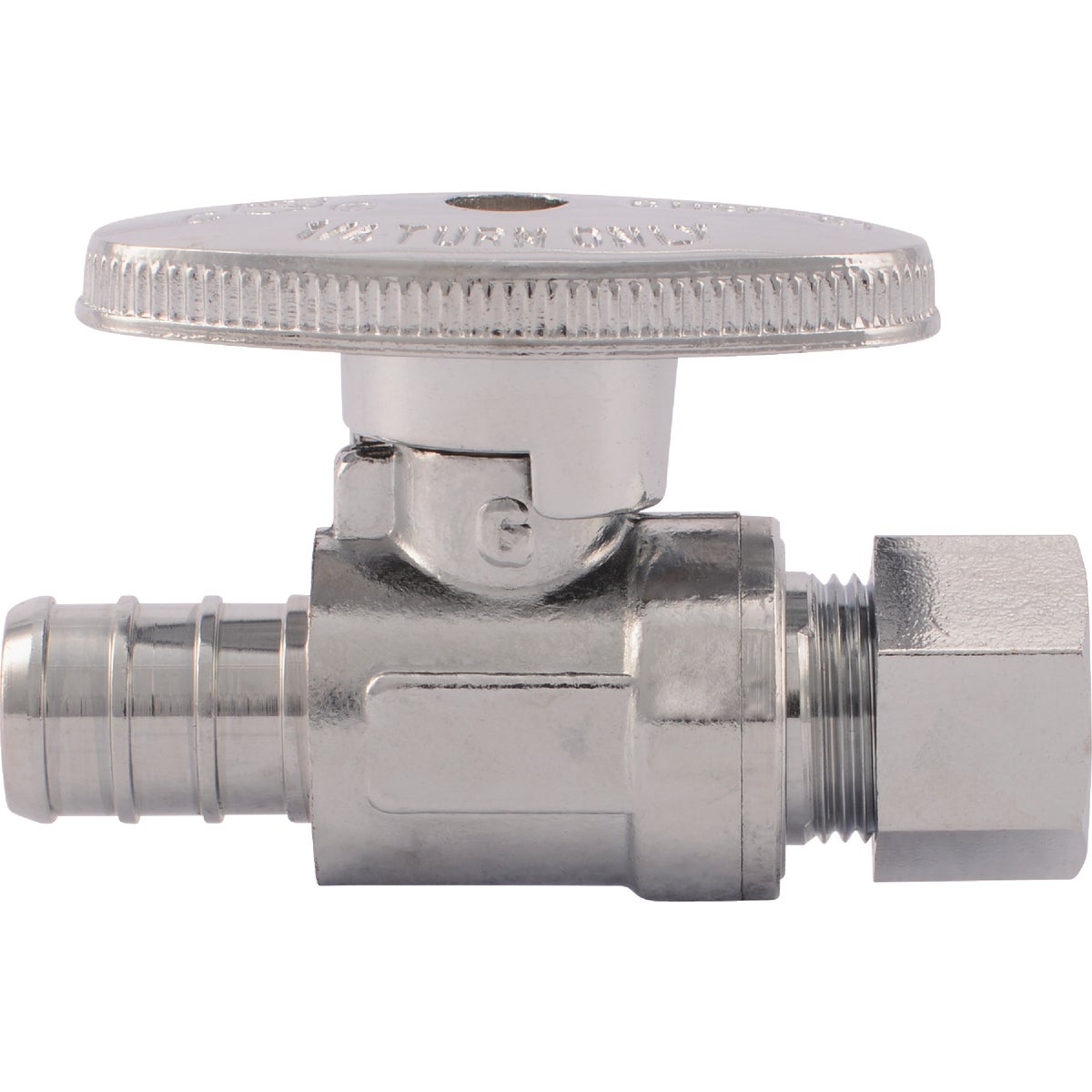 SharkBite 1/2 In. CF x 3/8 In. OD Brass Straight Valve Image 3