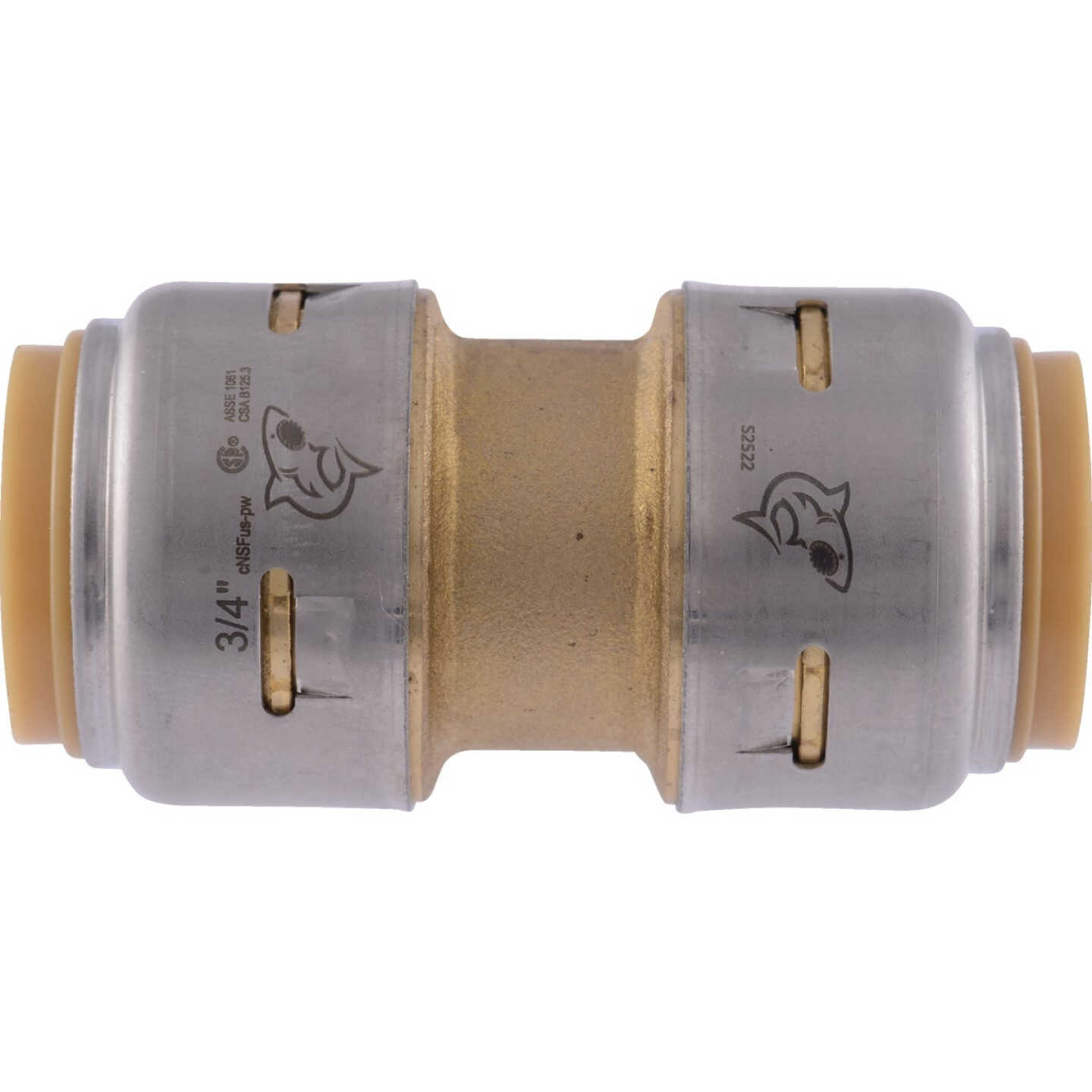 SharkBite 3/4 In. Push-to-Connect Straight Brass Coupling Image 8