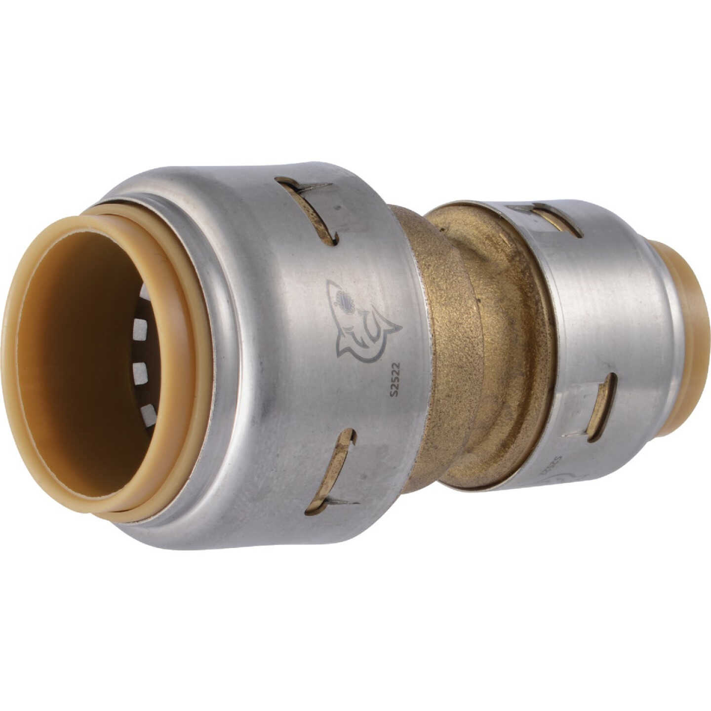 SharkBite 1/2 In. x 3/4 In. Push-to-Connect Brass Coupling Image 1