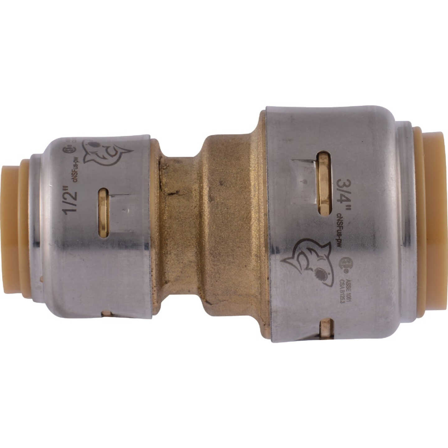 SharkBite 1/2 In. x 3/4 In. Push-to-Connect Brass Coupling Image 6