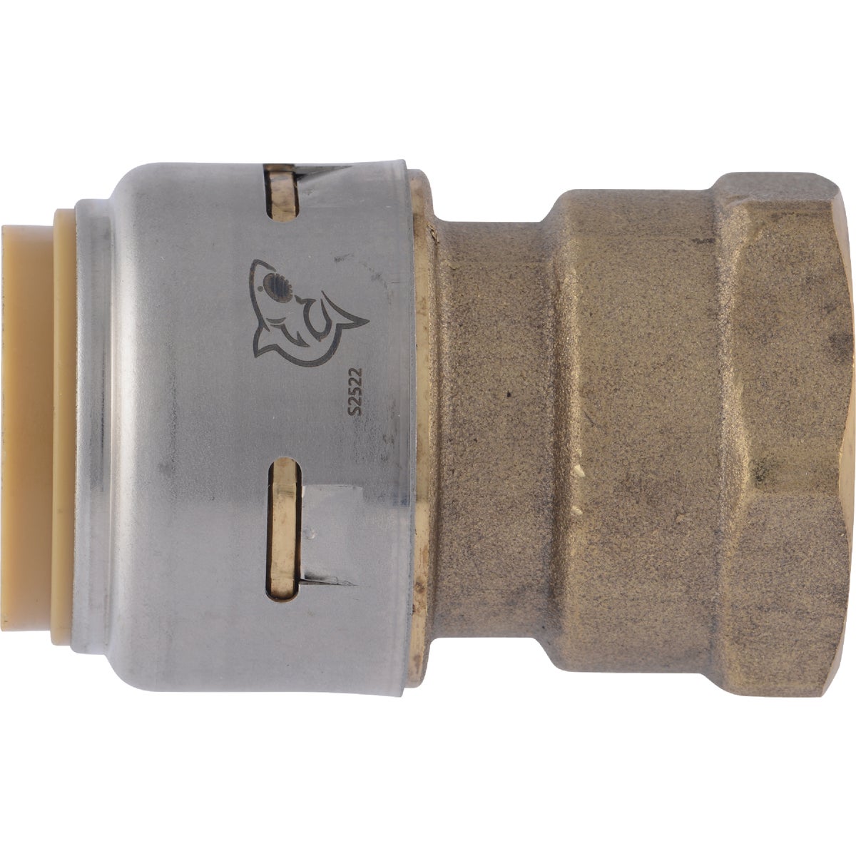 SharkBite 3/4 In. x 3/4 In. FNPT Straight Brass Push-to-Connect Female Adapter Image 3