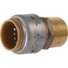 SharkBite 3/4 In. x 3/4 In. MNPT Straight Brass Push-to-Connect Male Adapter Image 1