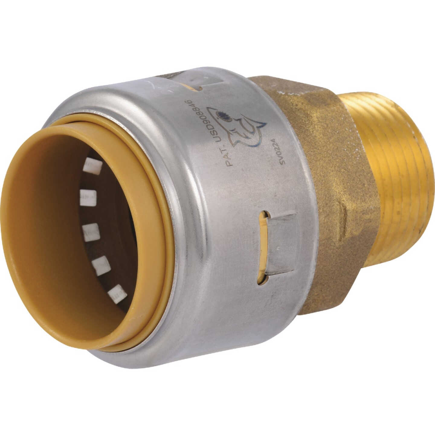 SharkBite 1 In. x 3/4 In. MNPT Reducing Brass Push-to-Connect Male Adapter Image 1