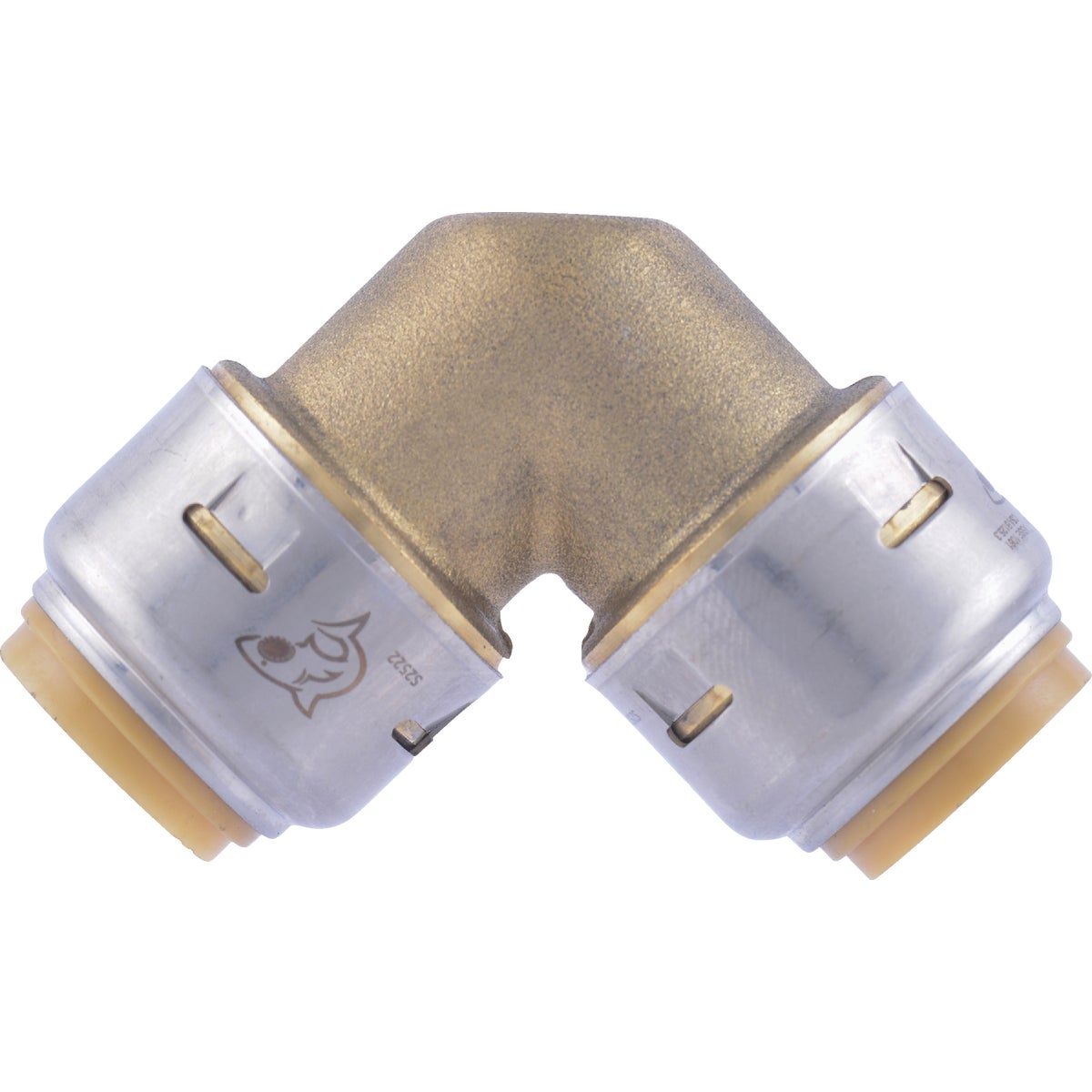 SharkBite 1/2 In. x 1/2 In. 90 Deg. Push-to-Connect Brass Elbow (1/4 Bend) Image 4