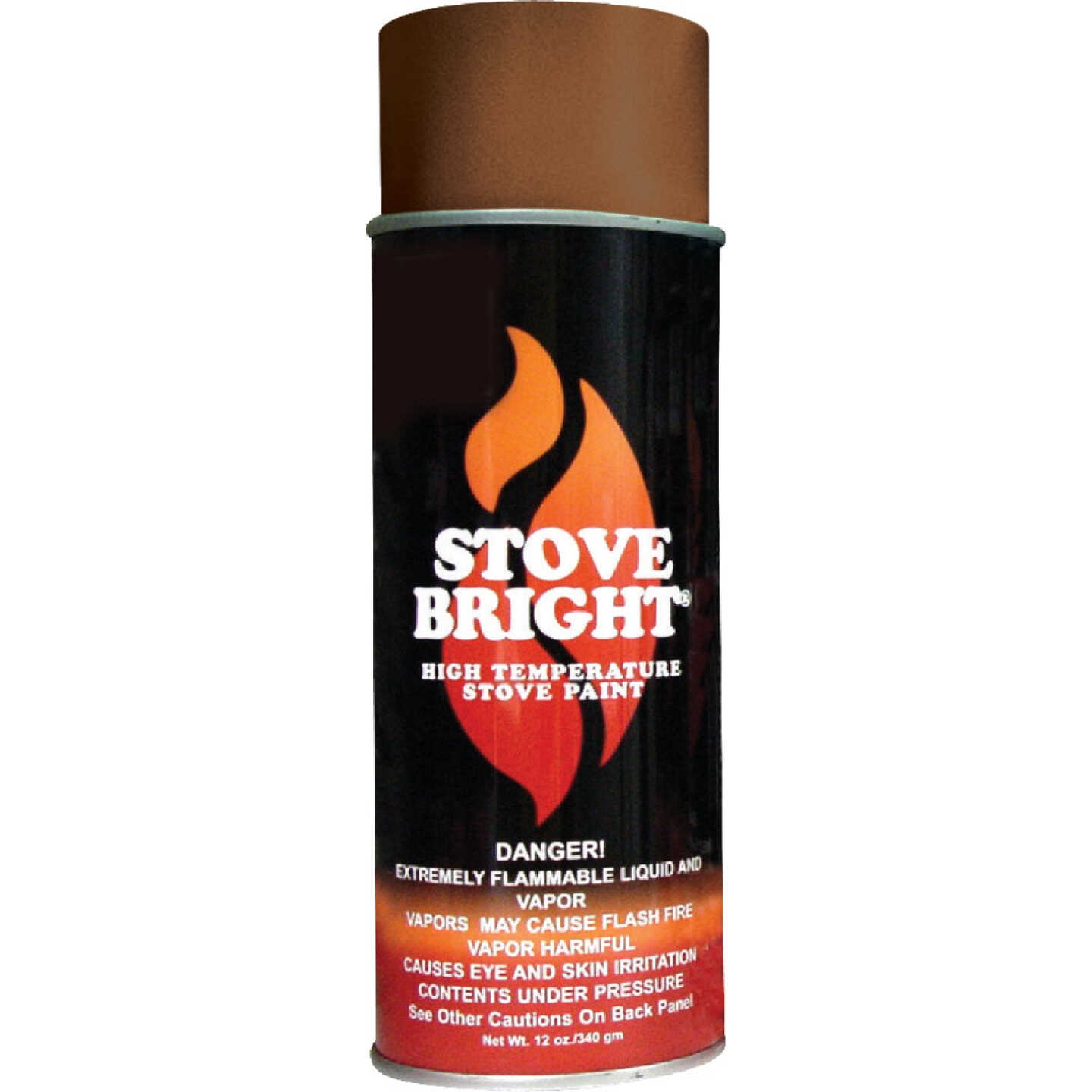 Stove Bright Gloss Metal Brown 12-3/4 Oz. High Heat Spray Paint Image 1