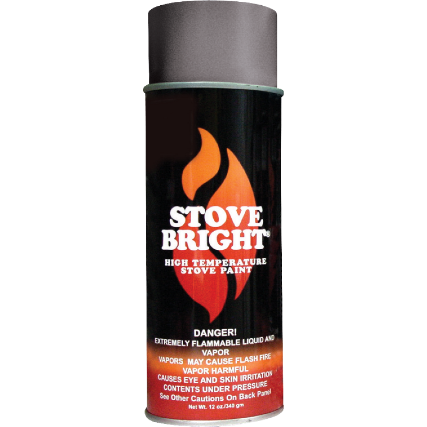 Stove Bright Gloss Charcoal 12-3/4 Oz. High Heat Spray Paint Image 1