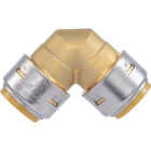 SharkBite 1 In. x 1 In. 90 Deg. Push-to-Connect Brass Elbow (1/4 Bend) Image 3