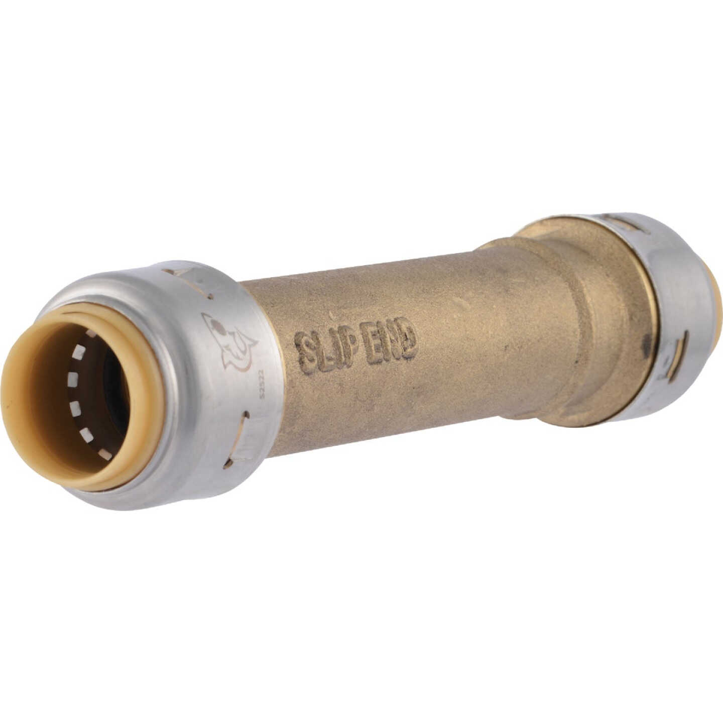 SharkBite 1/2 In. Push-to-Connect Brass Repair Coupling Image 1