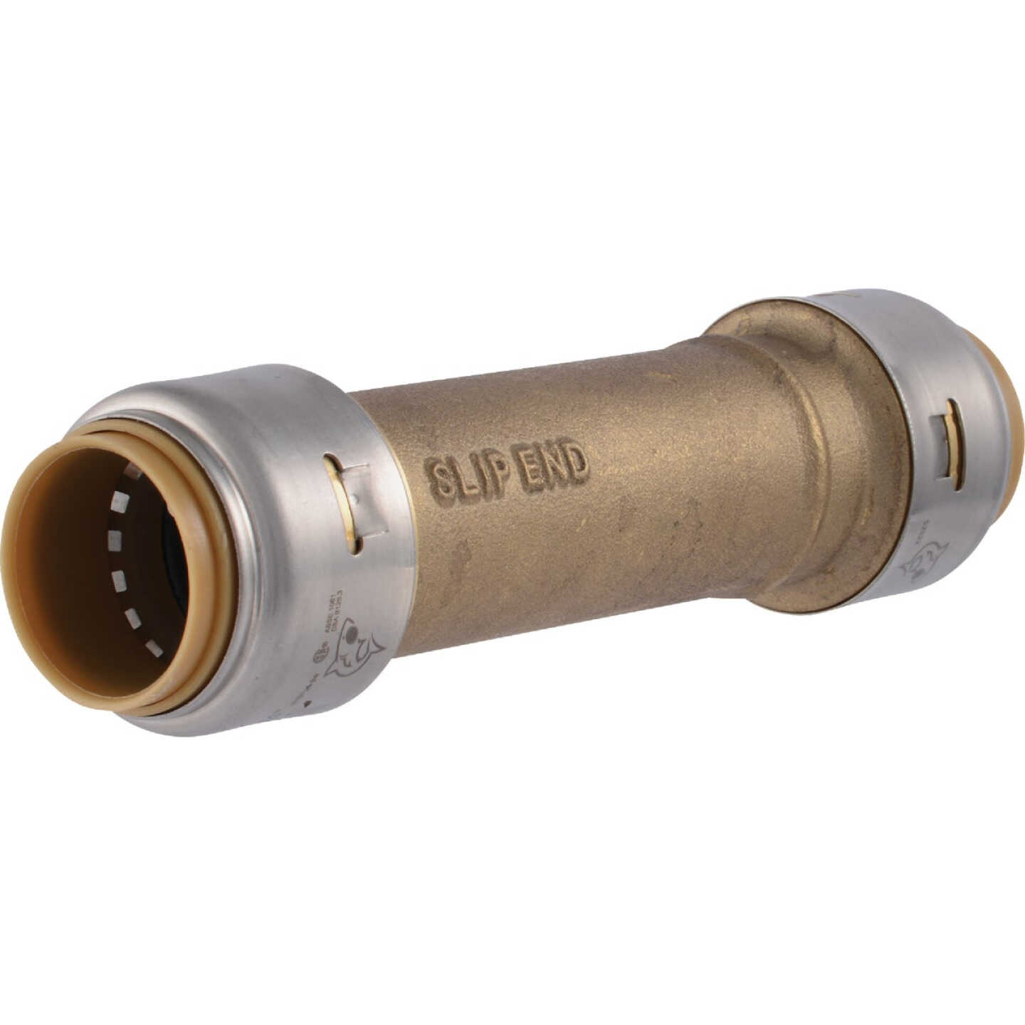 SharkBite 3/4 In. Push-to-Connect Brass Repair Coupling Image 1