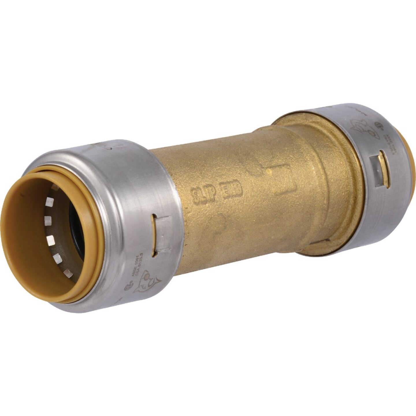SharkBite 1 In. Push-to-Connect Brass Repair Coupling Image 1