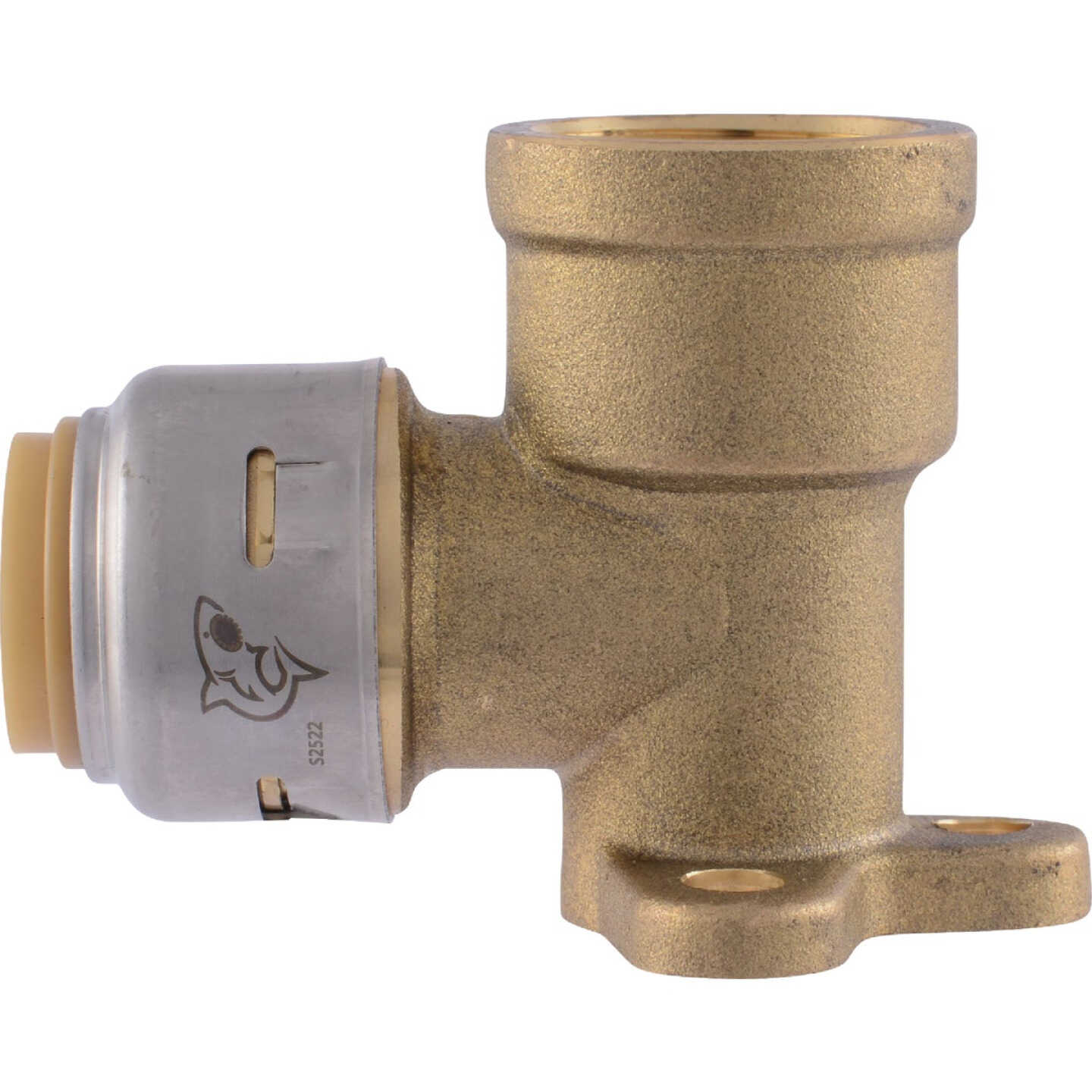 SharkBite 1/2 In. PTC x 1/2 In. FPT 90 Deg. Push-to-Connect Drop Ear Brass Elbow (1/4 Bend) Image 6