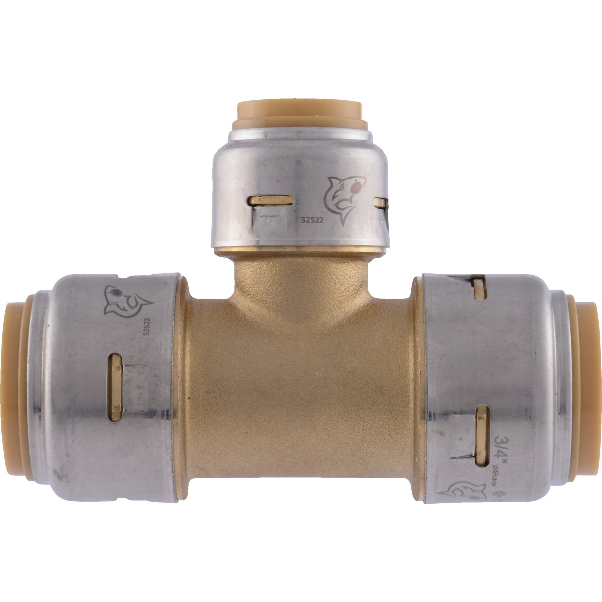 SharkBite 3/4 In. X 3/4 In. X 1/2 In. Push-to-Connect Tee Image 6