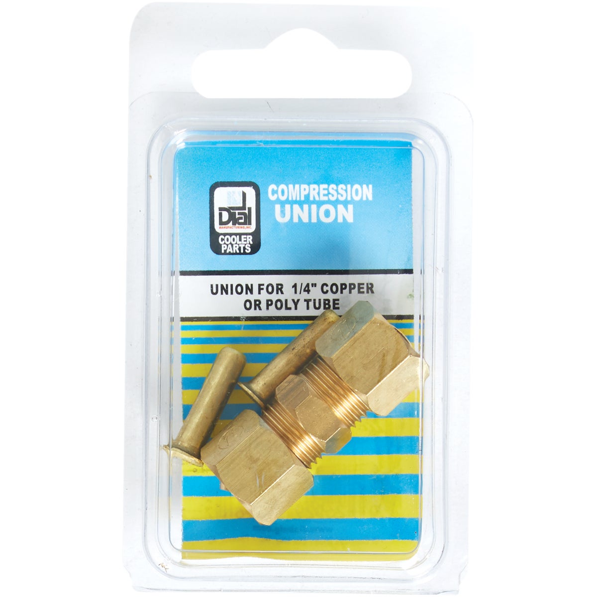 Dial 1/4 In. Brass Compression Union Image 2