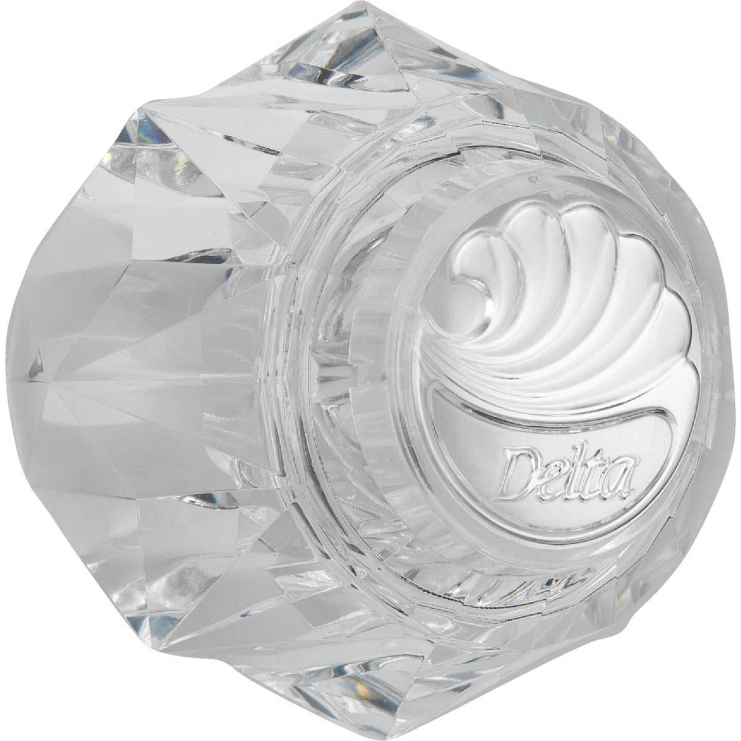 Delta Chrome Single Replacement Clear Faucet Handle Image 1