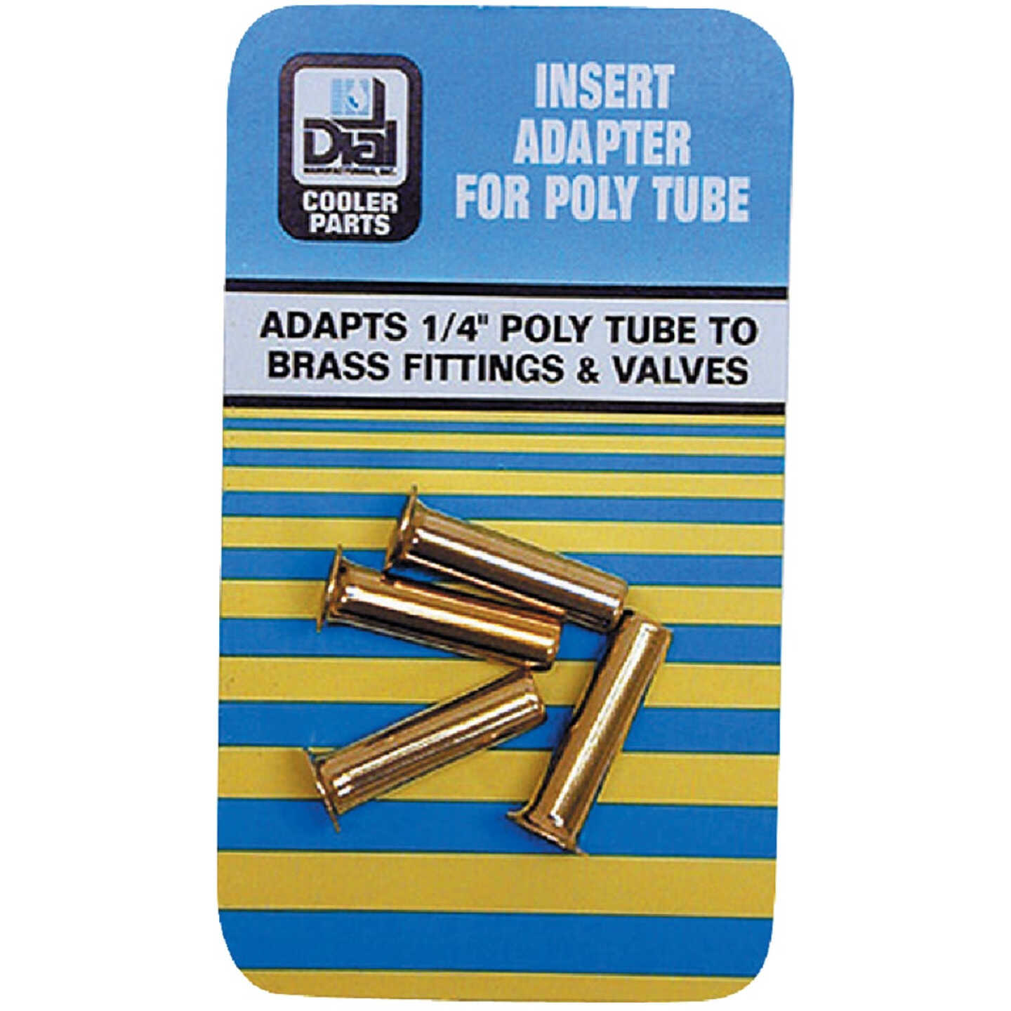 Dial 1/4 In. Poly Tube Insert Adapter (4-Pack) Image 1