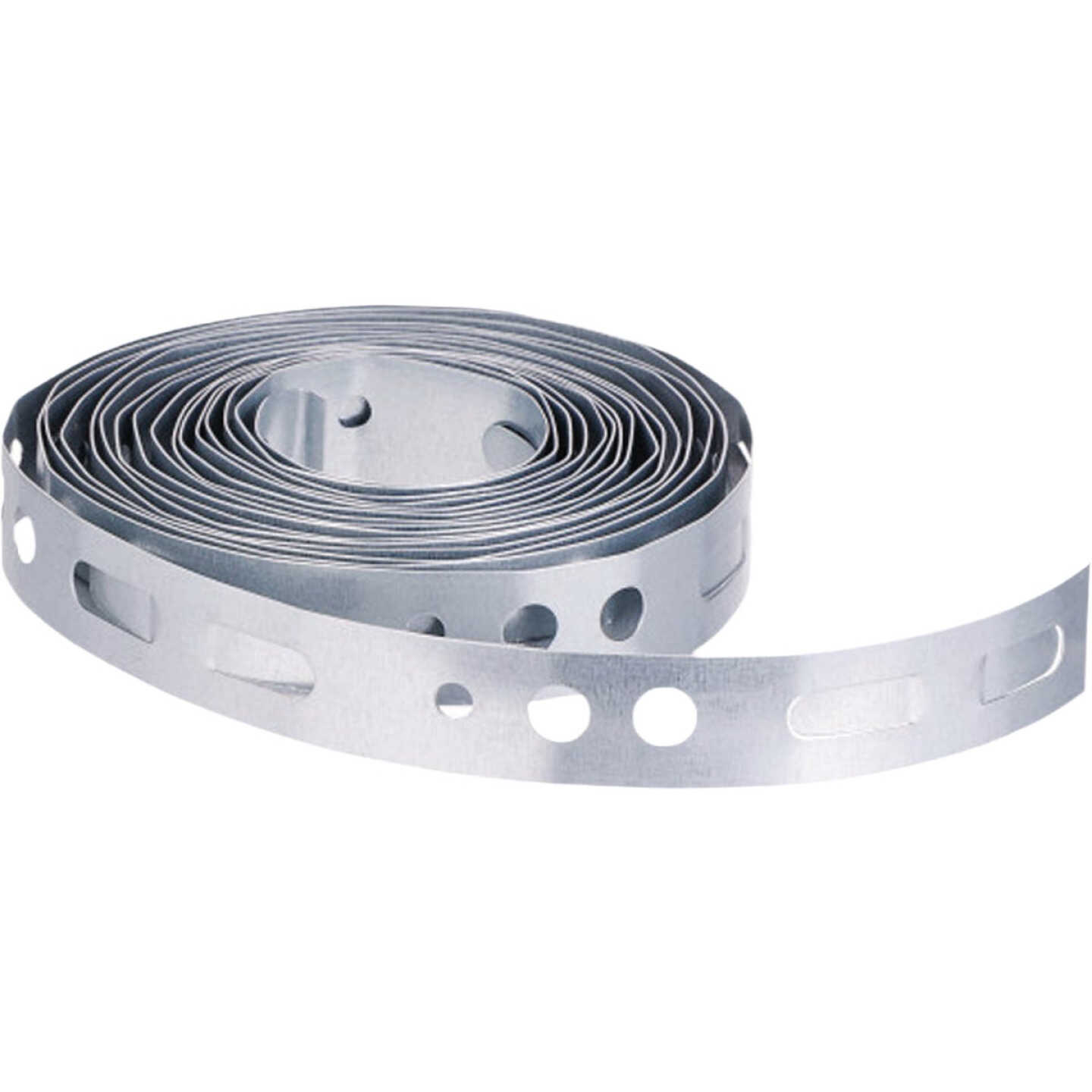 Oatey 3/4 In. x 10 Ft. 28 Ga. Self-Fastening Pipe Hanger Strap Tab Tape Image 1