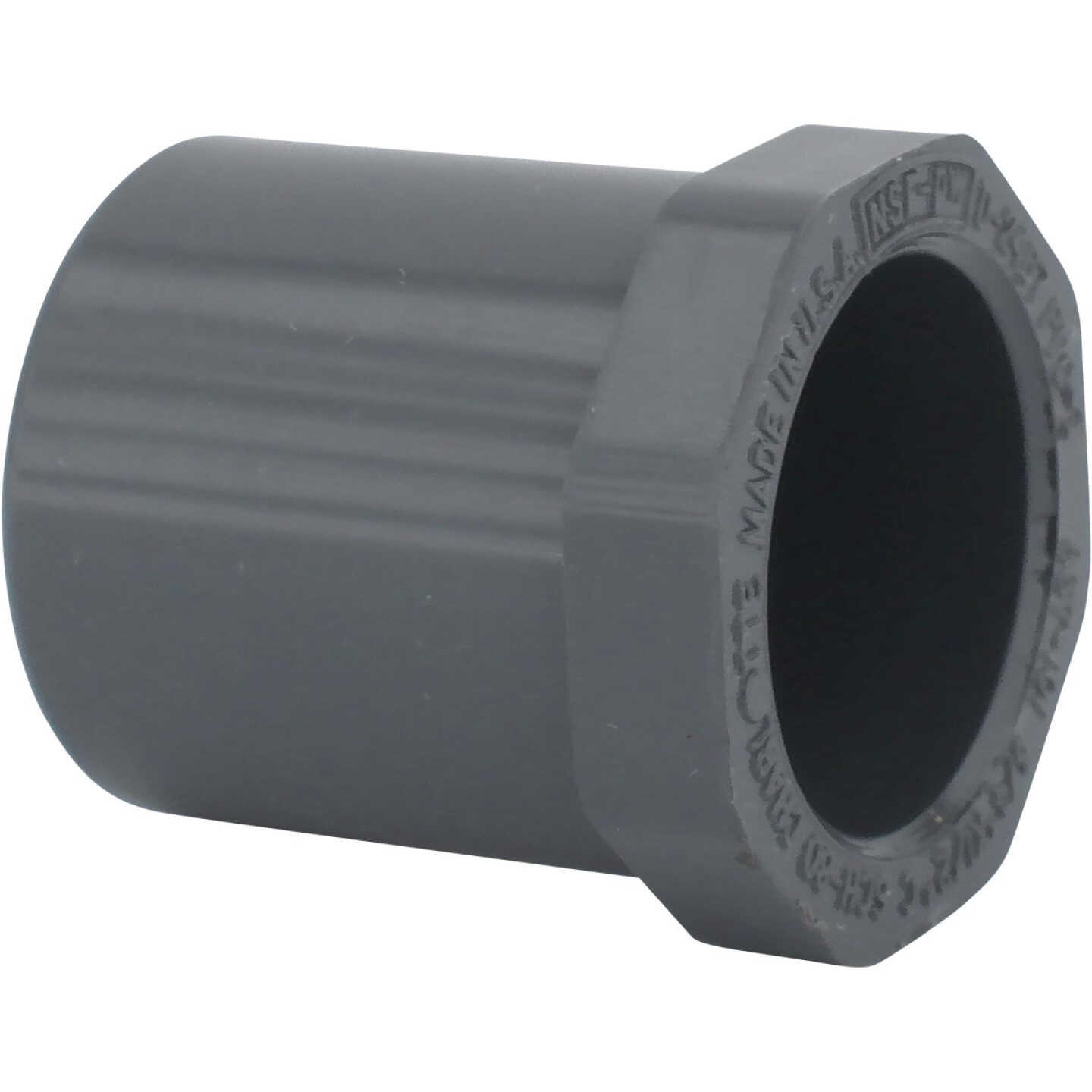 Charlotte Pipe 3/4 In. Spigot x 1/2 In. Slip Schedule 80 PVC Bushing Image 1