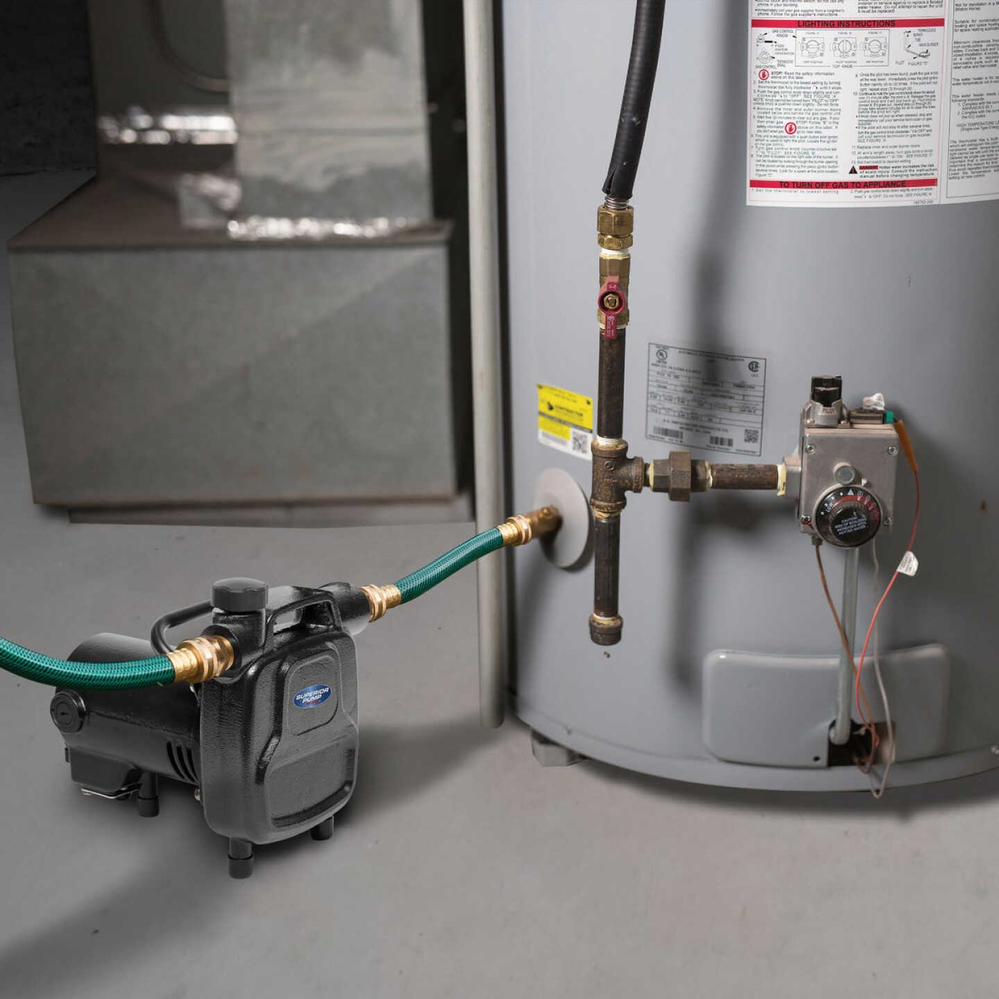 Superior Pump 1/2 HP 1500 GPH Cast Iron Utility Pump Image 3