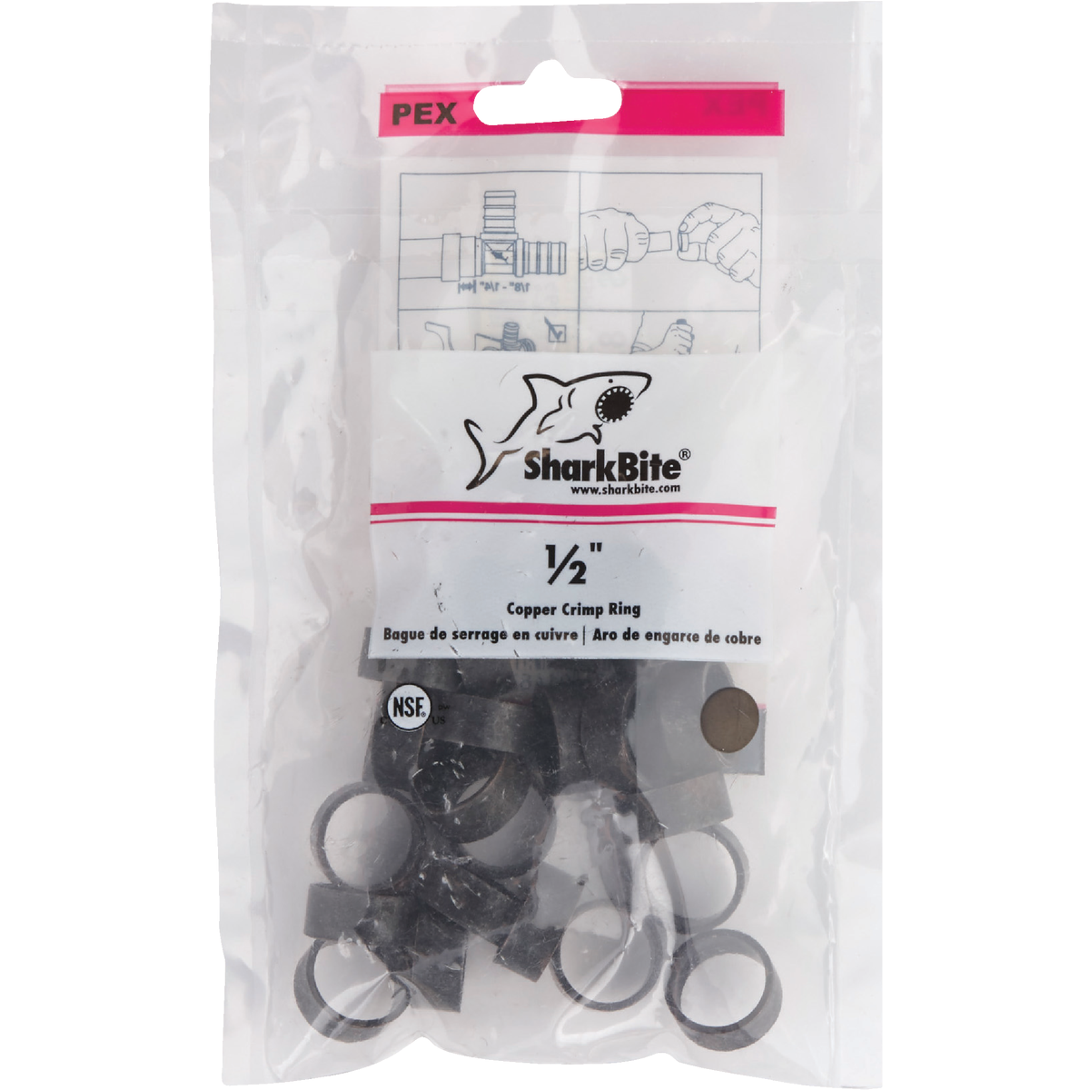 SharkBite 1/2 In. Copper PEX Crimp Ring (25-Pack) Image 2