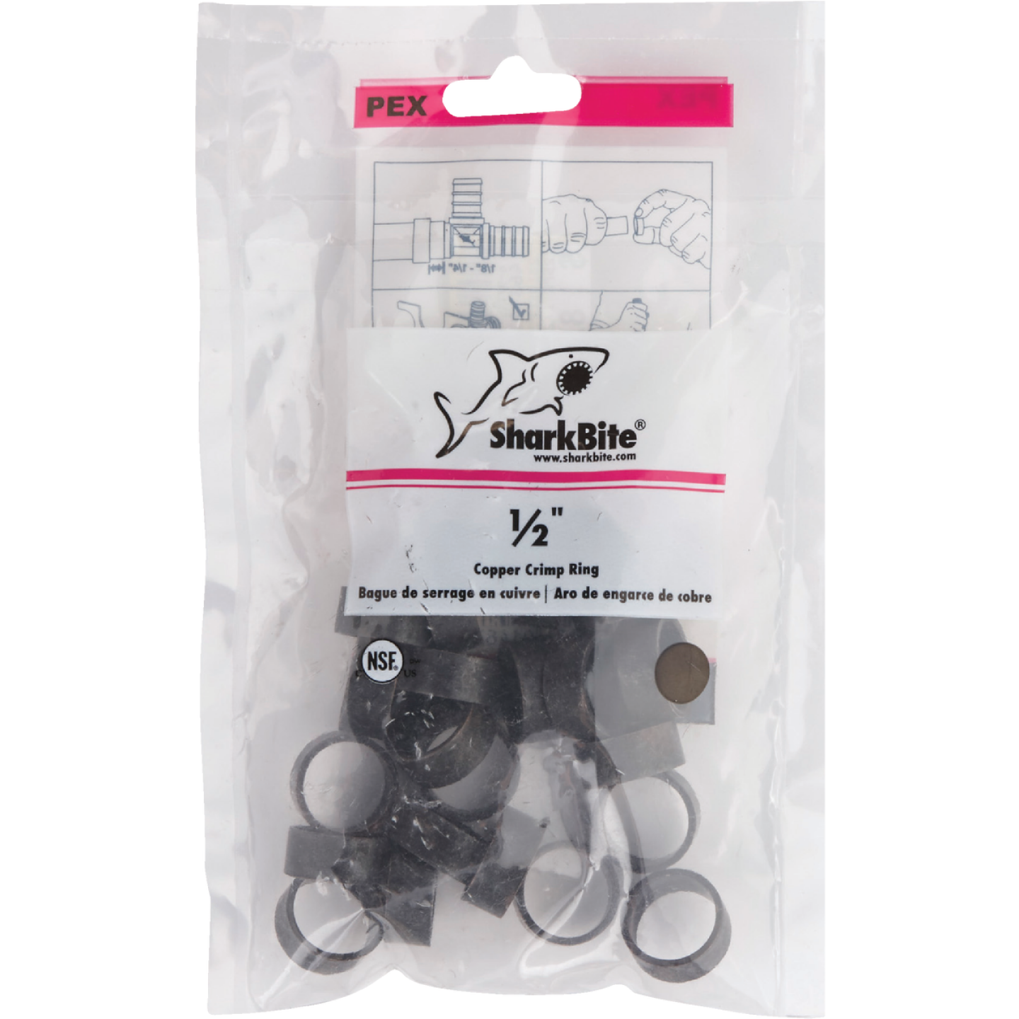 SharkBite 1/2 In. Copper PEX Crimp Ring (25-Pack) Image 2
