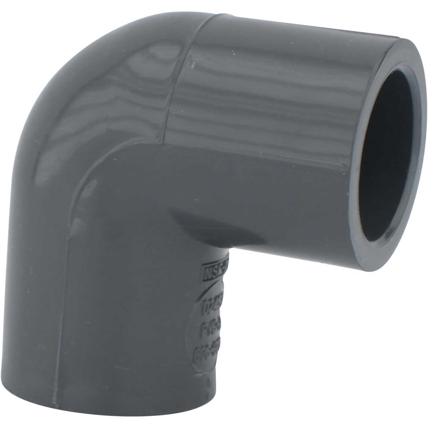 Charlotte Pipe 1/2 In. Slip x Slip Schedule 80 90 Deg. PVC Elbow (1/4 Bend) Image 1
