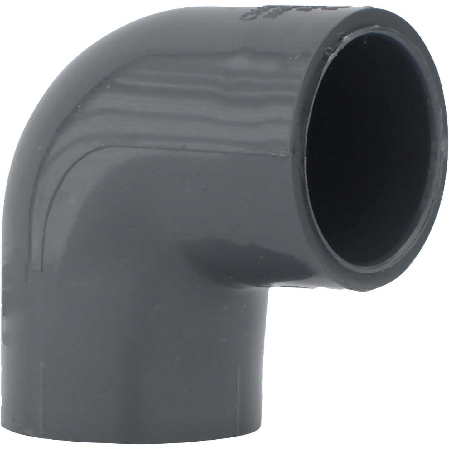 Charlotte Pipe 1-1/4 In. Slip x Slip Schedule 80 90 Deg. PVC Elbow (1/4 Bend) Image 1