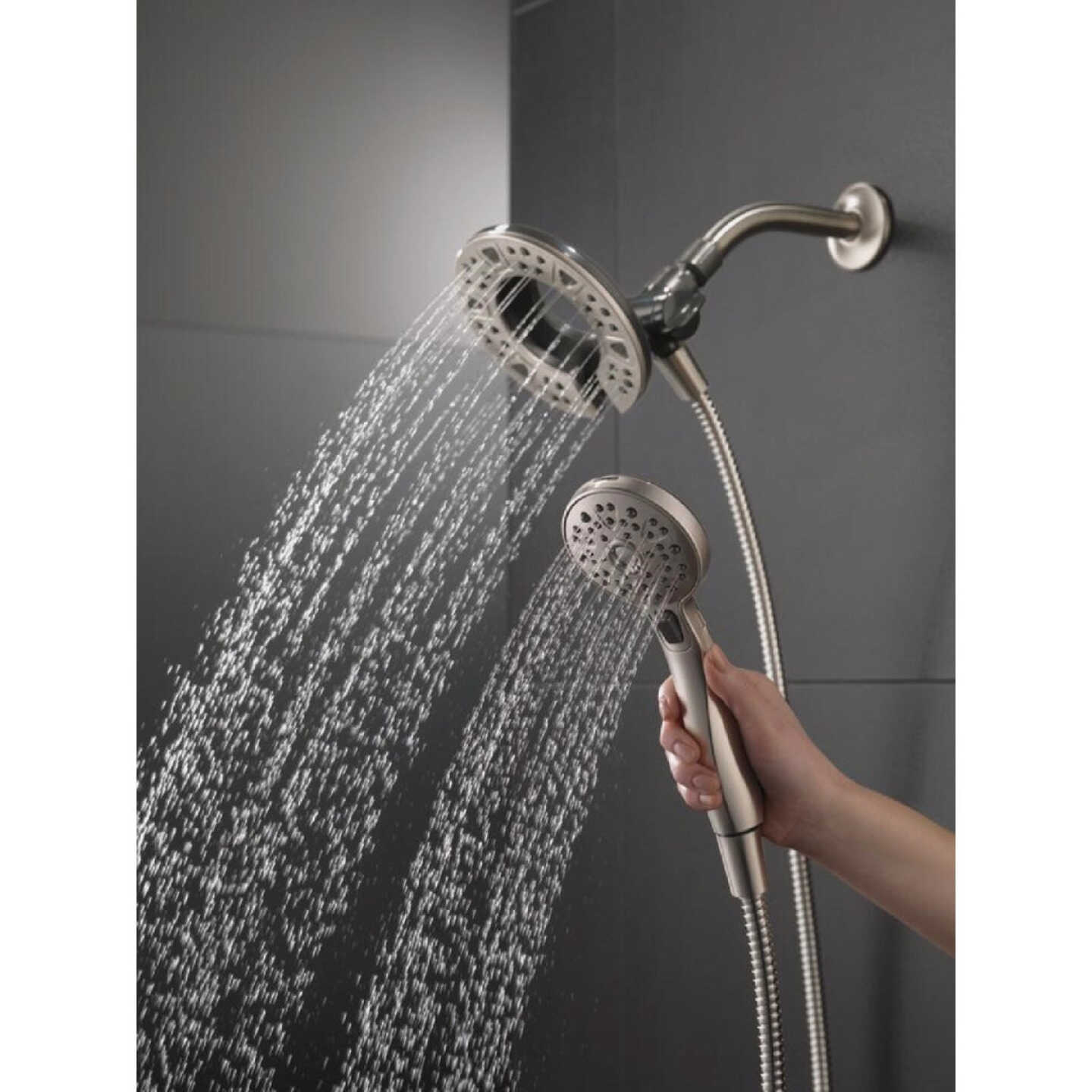 Delta In2ition 5-Spray 1.75GPM Two-In-One Shower, Chrome Image 5