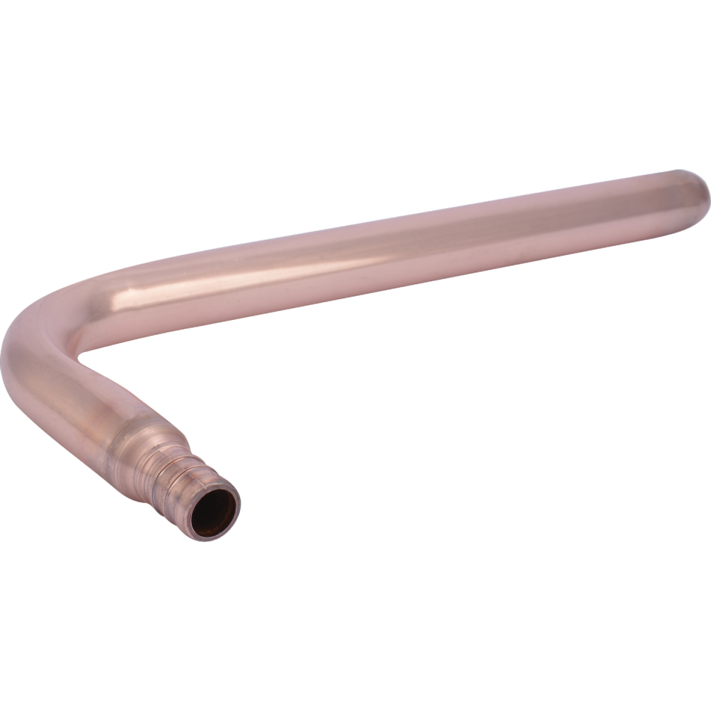 SharkBite 1/2 In. Barb x 4 In. x 8 In. 90 Deg. Copper Stub-Out PEX Elbow (1/4 Bend) Image 1