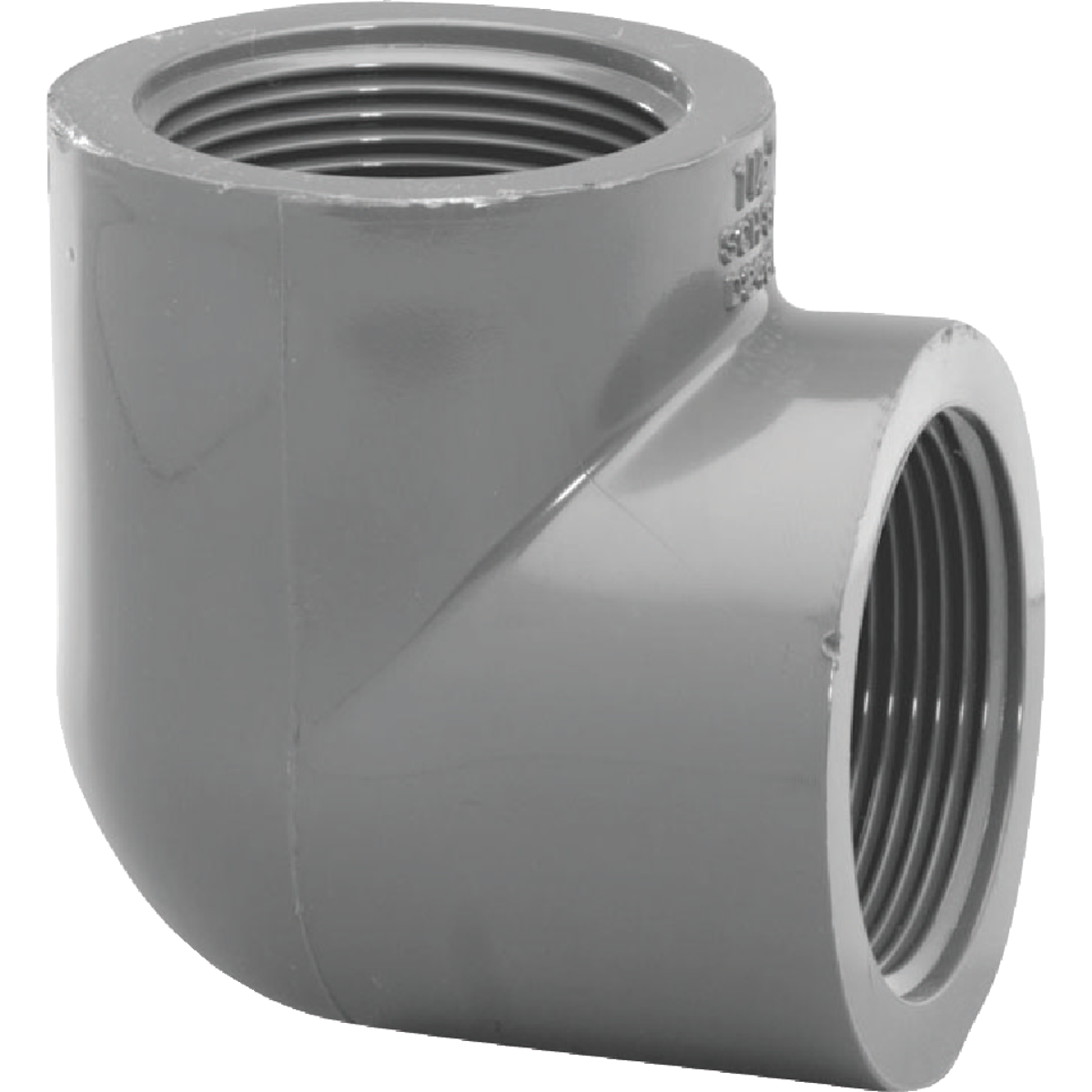 Charlotte Pipe 1-1/4 In. Female x Female Schedule 80 90 Deg. PVC Elbow (1/4 Bend)