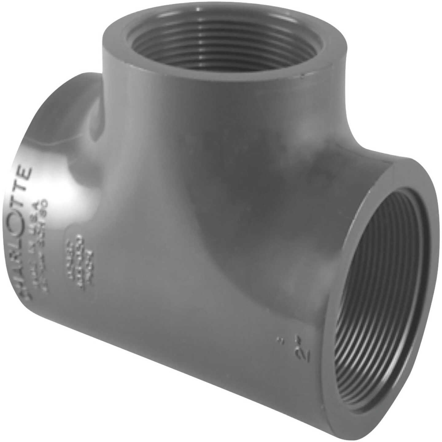 Charlotte Pipe 3/4 In. FIP Schedule 80 PVC Tee Image 1
