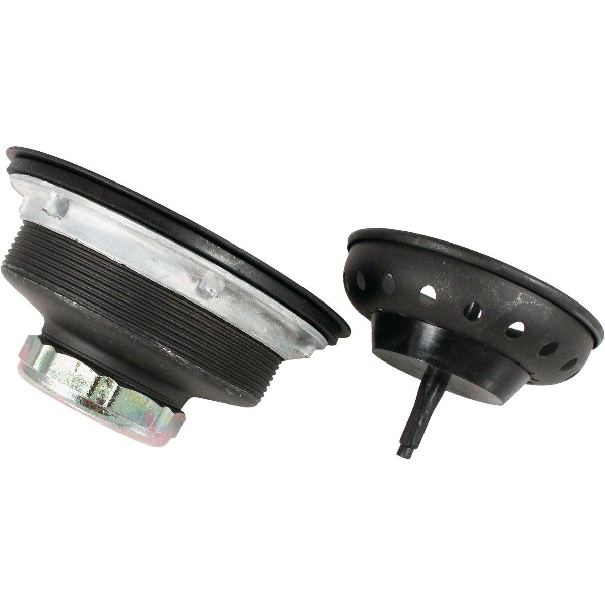 Keeney Work Horse 3-1/2 In. to 4 In. Black Stainless Steel Strainer Image 6