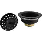 Keeney Work Horse 3-1/2 In. to 4 In. Black Stainless Steel Strainer Image 1