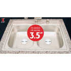 Keeney Work Horse 3-1/2 In. to 4 In. Black Stainless Steel Strainer Image 2