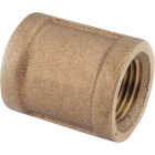 Anderson Metals 1/4 In. Threaded Red Brass Coupling Image 1