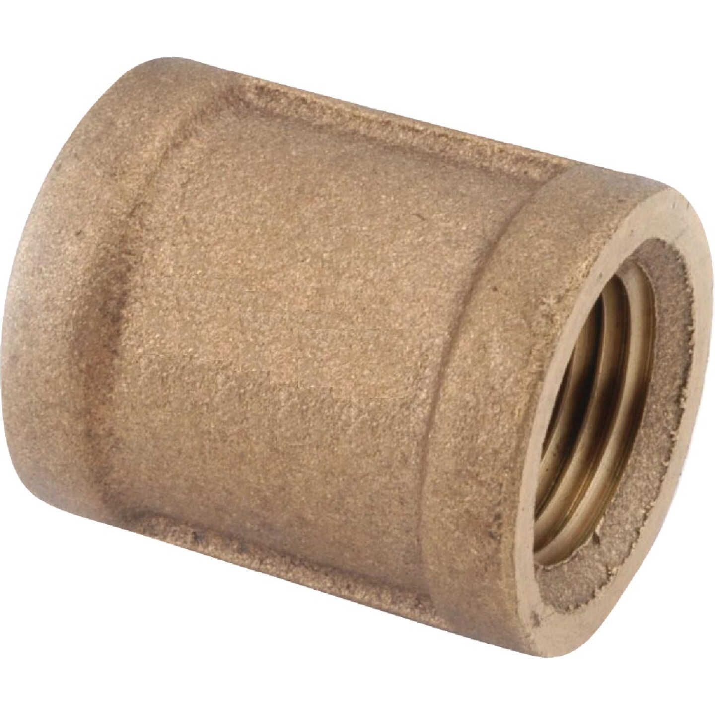 Anderson Metals 1/4 In. Threaded Red Brass Coupling Image 1