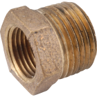 Anderson Metals 1/4 In. MIP x 1/8 In. Fip Red Brass Hex Reducing Bushing Image 1