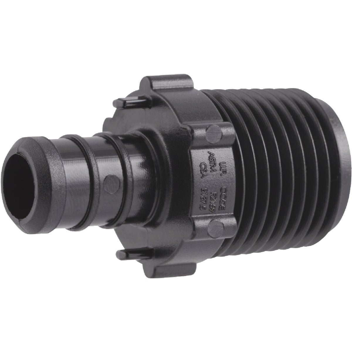 SharkBite 1/2 In. Barb x 1/2 In. MPT Poly-Alloy PEX Adapter (5-Pack) Image 1