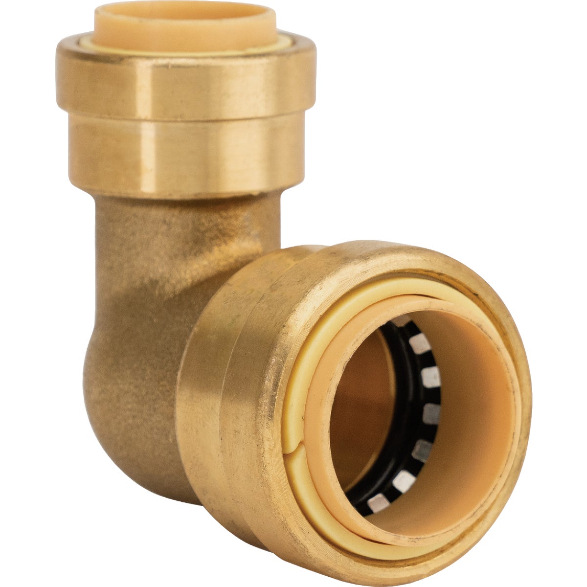 QuickFitting 3/4 In. x 1/2 In. Push-to-Connect Brass 90 Deg Reducing Elbow